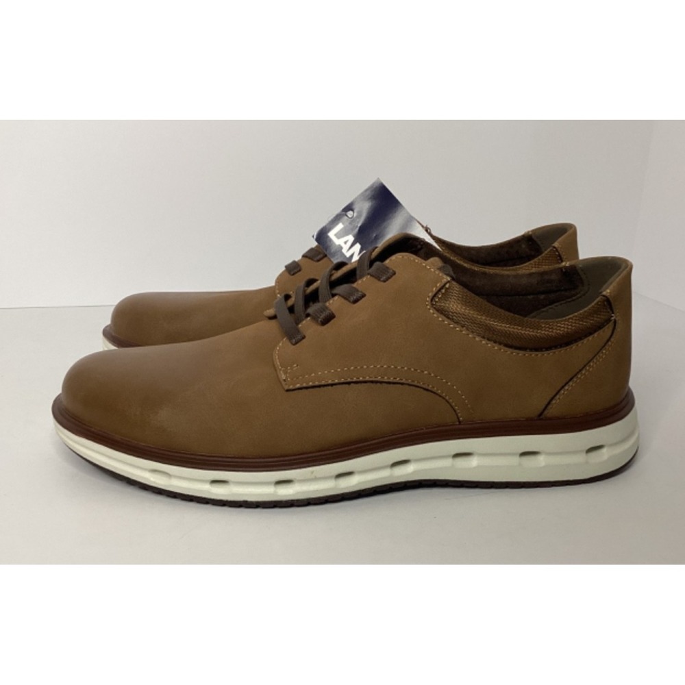 Lands End Men's Sport Oxford Loafer Lace Up Size 11 Brown NEW